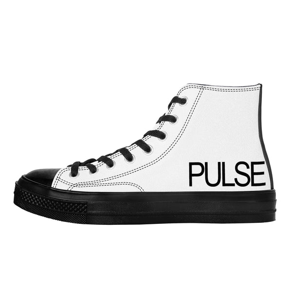 Pulse High Top Canvas Shoes - Black - Premium Canvas Shoes - Just $95.98! Shop now at Pulse Designer Fashion