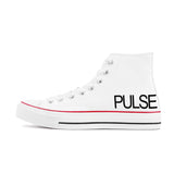 Pulse High Top Canvas Shoes - White - Premium Canvas Shoes - Just $95.98! Shop now at Pulse Designer Fashion