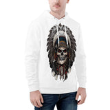 Indian Skull Hoodie - Premium hooldie - Just $77.47! Shop now at Pulse Designer Fashion