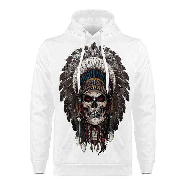 Indian Skull Hoodie - Premium hooldie - Just $77.47! Shop now at Pulse Designer Fashion