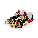 Flowers Lightweight Mesh Knit Sneaker - White - Premium sneaker - Just $93.98! Shop now at Pulse Designer Fashion