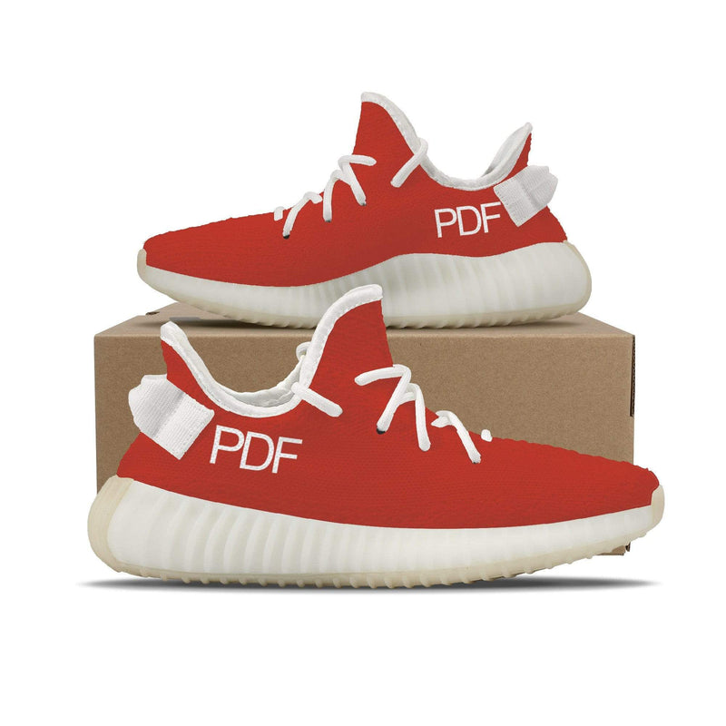 Pulse Breathable Mesh Knit Sneaker - Red - Premium sneaker - Just $117.99! Shop now at Pulse Designer Fashion