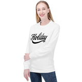 Holiday Sweater | White - Premium sweater - Just $77.98! Shop now at Pulse Designer Fashion