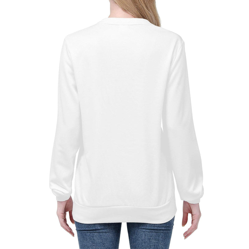 Holiday Sweater | White - Premium sweater - Just $77.98! Shop now at Pulse Designer Fashion